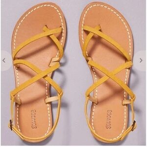 Soludos Zoe Strappy Sandals in Marigold